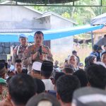 Di hadapan masyarakat, Kapolres Tapsel, AKBP Yasir Ahmadi, saat beri pesan menggelegar ke PT SKL di hadapan masyarakat para pengurus dan anggota Koperasi Tondi Bersama
