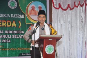 Mukerda MUI Tapsel, Kapolres Mohon Dukungan Ulama