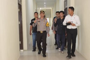 Perdana, AKBP Yasir Cek Kesiapan Gedung Polres Tapsel di Sipirok
