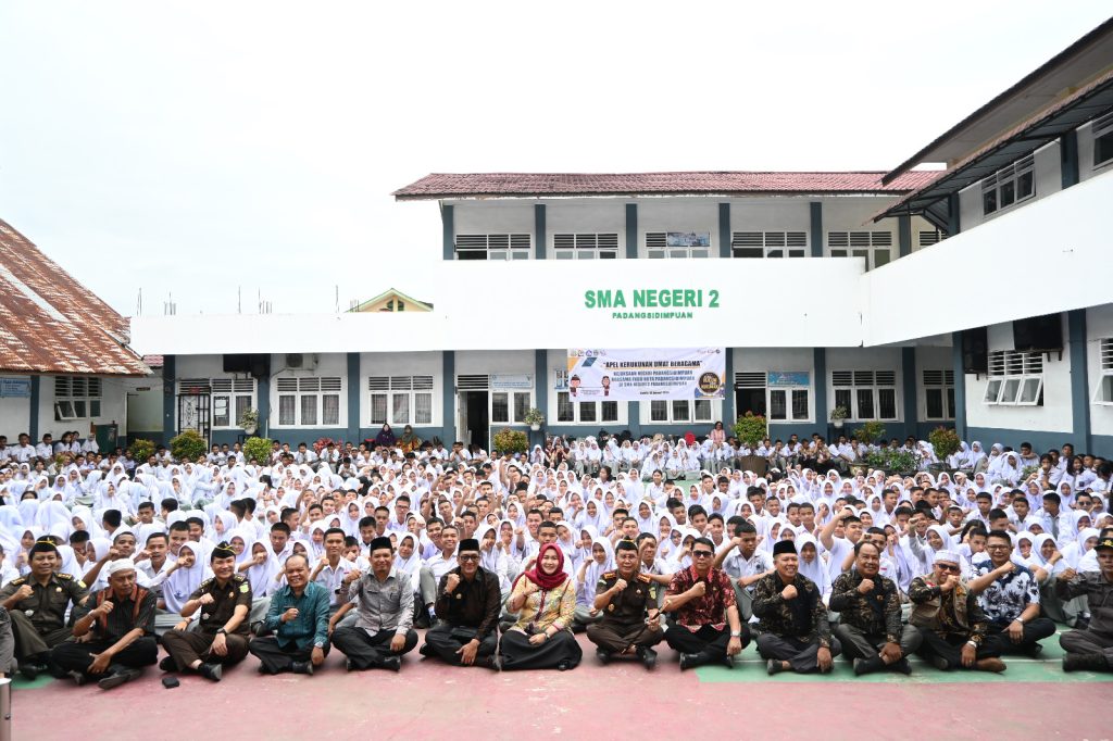Kolaborasi dengan FKUB, Kejari Padangsidimpuan Gelar Apel Kerukunan Umat Beragama