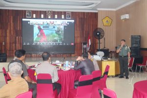 Bersama Aster KASAD, Dandim 0212/Tapsel dan Forkopimda Ikuti Komsos