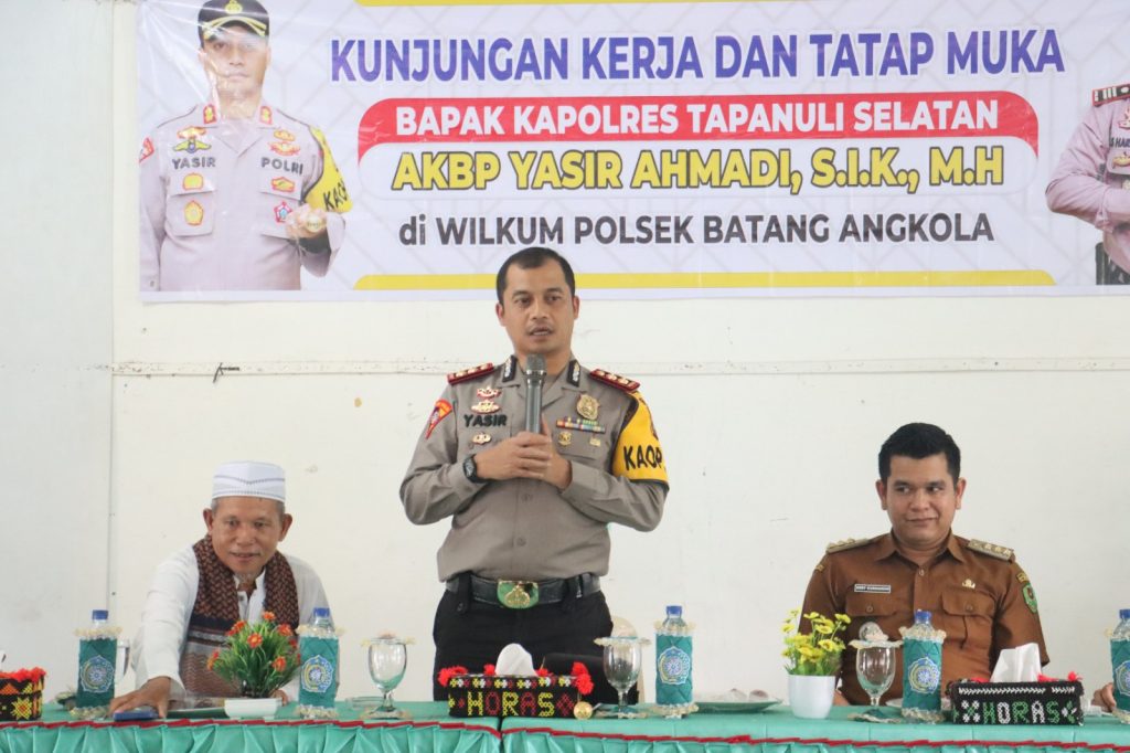 AKBP Yasir: Selama Kapolres Tapsel, Maka Saya Orang Terdepan Perangi Narkoba