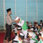 Kapolres Tapsel, AKBP Yasir Ahmadi, beri motivasi ke para santri