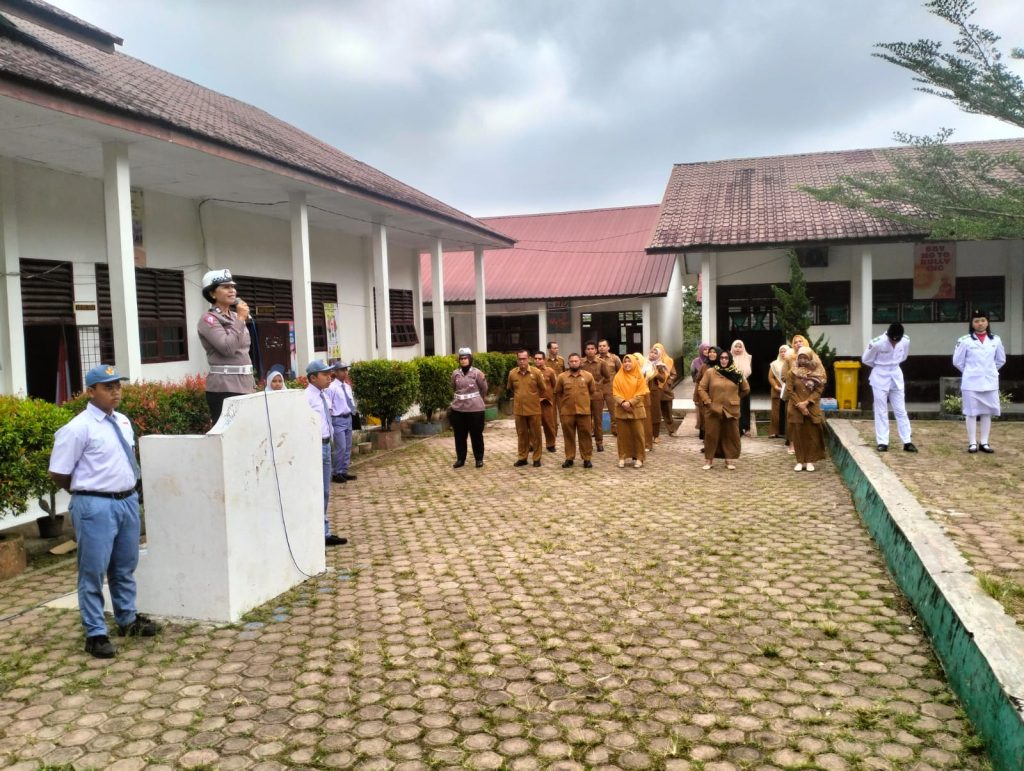Sat Lantas Polres Tapsel Tekankan Pesan Penting ke Siswa, Ini Poinnya