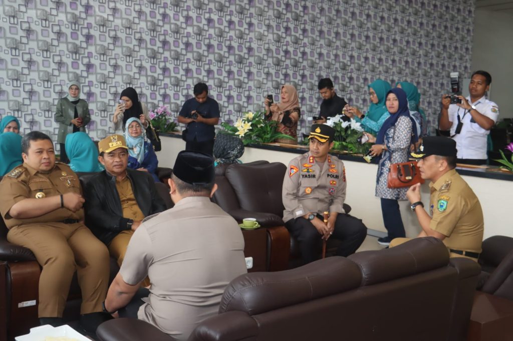 Kapolres Tapsel Sambut Kunjungan Pj Gubsu