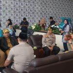 Kapolres Tapsel, AKBP Yasir Ahmadi, beserta Bupati, Dolly Pasaribu, Dandim Letkol Inf Amrizal Nasution, dan Ketua DPRD Abdul Basith Dalimunthe, saat bersilaturahmi dengan Pj Gubsu, Hasanuddin, di Aula Mess Pemprovsu di Kecamatan Sipirok