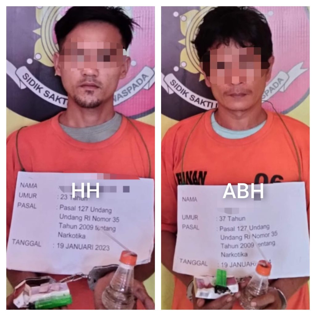 Usai Nyabu di Tepi Sungai, 2 Pria Digrebek Polsek Padang Bolak