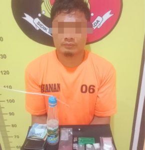 Polsek Padang Bolak Gerebek Gubuk Narkoba, Pria 34 Tahun Kocar-kacir