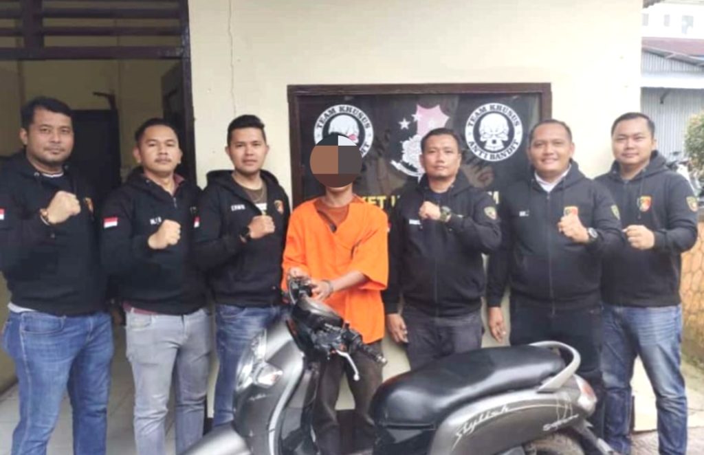 Sikat Motor di Parkiran, Pria Spesialis Curanmor antar Daerah Ditangkap Polres Padangsidimpuan