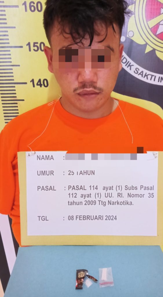 Kejar-kejaran di Sawah, Polsek Padang Bolak Tetap Amankan Mahasiswa Pemilik Sabu