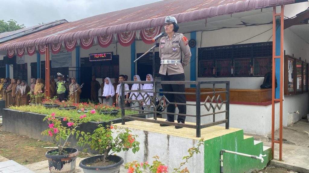 Rawan Melanggar Peraturan, Sat Lantas Polres Tapsel Gencarkan Sosialisasi ke Siswa