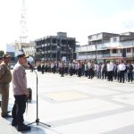 Kapolres Padangsidimpuan, AKBP Dudung Setyawan, memberi pesan tegas ke petugas Pam TPS untuk menjaga netralitas pada Pemilu mendatang