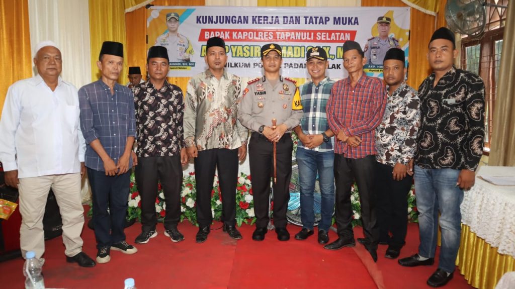 Di Hadapan Para Tokoh, Kapolres Tapsel Deklarasikan Perang Narkoba