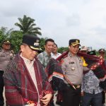 Kapolres Tapsel, AKBP Yasir Ahmadi, diterima dengan hangat oleh para Tokoh dan unsur Forkopimcam di Kecamatan Padang Bolak, Kabupaten Padang Lawas Utara