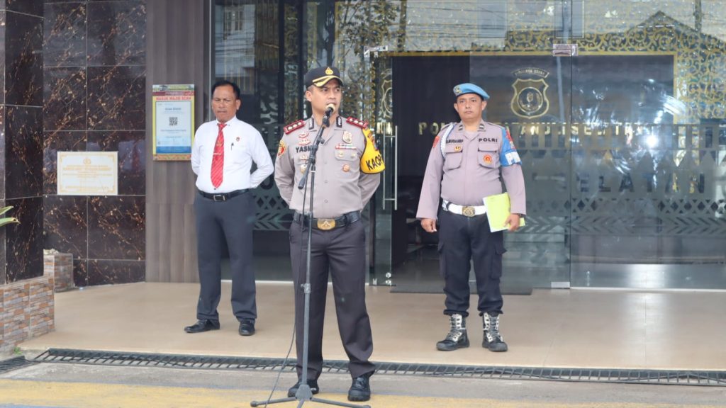Kapolres Tapsel ke Personel: Pastikan Pemilu Lancar