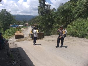 Sigap, Kasat Lantas Polres Tapsel Survei Jalan Lintas, Termasuk Batu Jomba