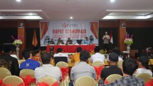 Bahas Strategi Penegakan Hukum Pemilu, Kapolres Tapsel Ikuti Rakor bersama Bawaslu Paluta