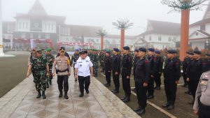 Ratusan Personel Polres Tapsel Siap Siaga Amankan Pemilu