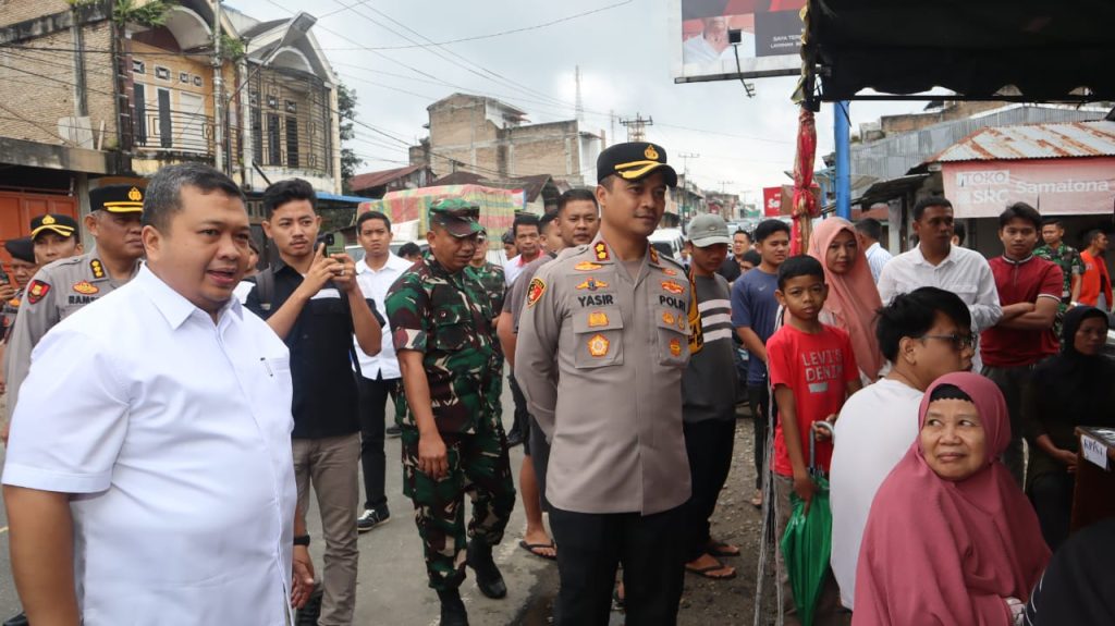 Pastikan Pemilu Lancar, Kapolres Tapsel Tinjau Pemungutan Suara