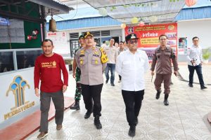 Kalapas Sambut Forkopimda di TPS Khusus Lapas Padangsidimpuan