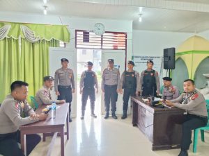Usai Pemilu, Dalmas Polres Tapsel Kawal Ketat Kantor PPK Sipirok