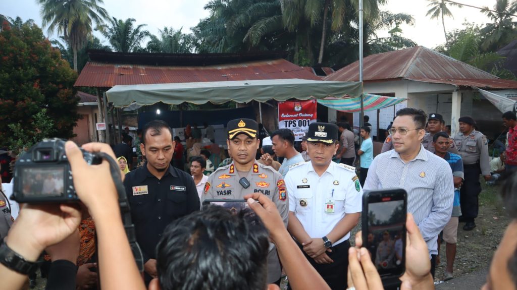 Agar Lancar, PSU di Paluta Ditinjau Langsung Kapolres Tapsel