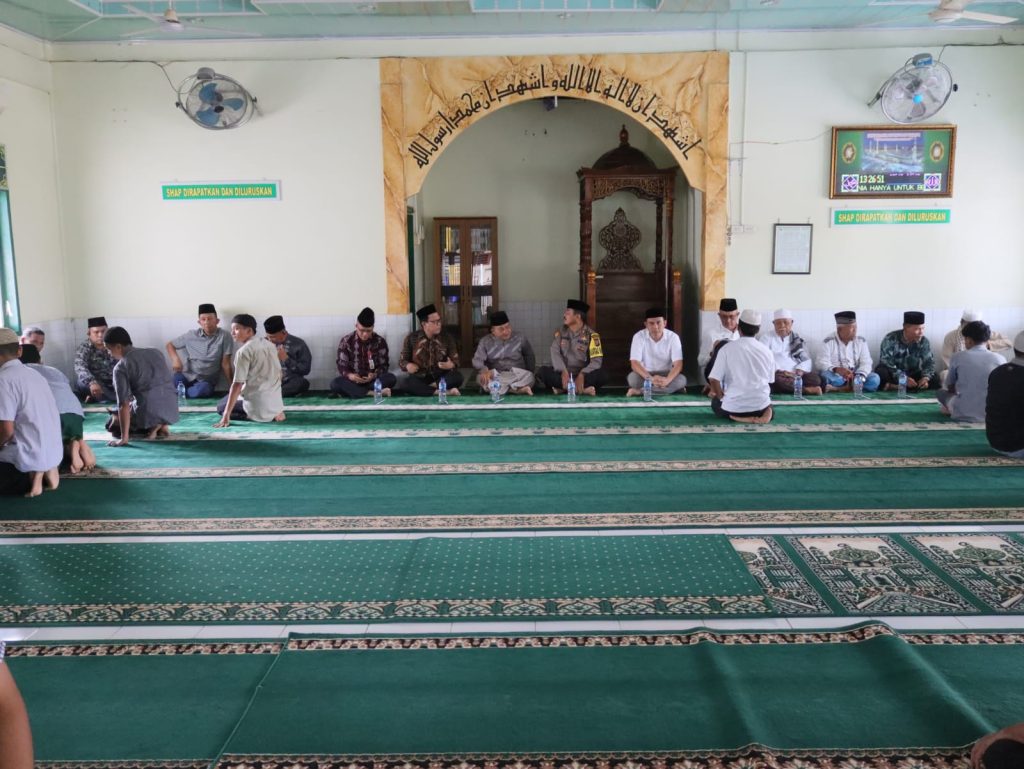 Kapolsek Padang Bolak Hadiri Syukuran atas Pemilu yang Damai