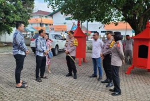 Potret Srikandi Polri AKP Ida Meri, Dampingi Kapolres Padangsidimpuan Cek Pengamanan Imlek