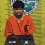 Pria yang bawa 4 paket sabu, MZA, usai ditangkap Sat Resnarkoba Polres Padangsidimpuan
