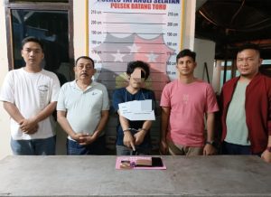 Kapolsek dan Kanit Reskrim Polsek Batang Toru “Turun Gunung” Tangkap Pemilik Sabu