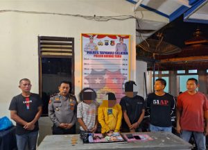 Paket Lengkap, Polsek Batang Toru Ungkap 3 Pengedar Sabu Sekaligus