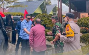 Letnan Dalimunthe Sambut Kedatangan Bobby Nasution di Padangsidimpuan 