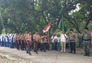 Polisi Pengamanan MTQN di Sayur Matinggi Tapsel