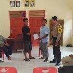 Bhabinkamtibmas Polsek Dolok berhasil mendamaikan kedua belah pihak usai upaya mediasi