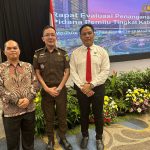 Kasat Reskrim Polres Tapsel, AKP Zulfikar, saat menghadiri rapat evaluasi terkait penanganan tindak pidana Pemilu di tingkat kabupaten/kota