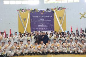 Bupati Tapsel Jadi Irup Pelepasan Ambalan SMAN 2 Plus Sipirok dan SMK Martabe