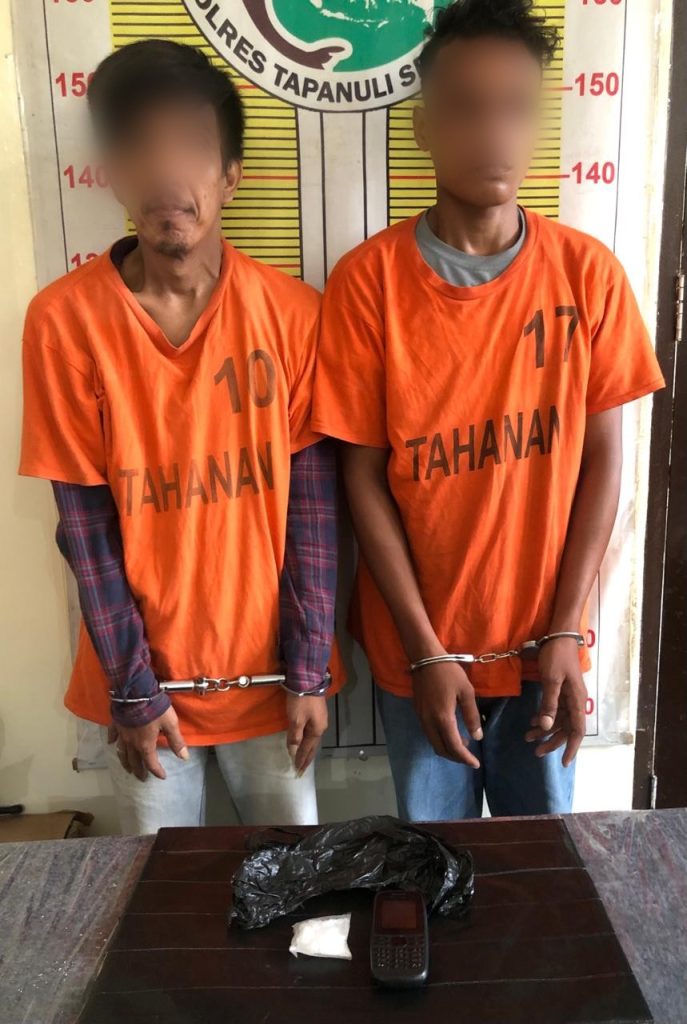 Bawa Sabu dari Labusel, Kurir dan Kawannya Ditangkap Polres Tapsel