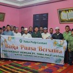 Manajemen PT TPL sektor Tapsel menggelar buka puasa bersama dengan warga di dua titik yakni, Dusun Tabusira, Kelurahan Batang Tura Sirumambe dan Dusun Pagaran Ri, Desa Pargarutan Dolok, Kecamatan Angkola Timur