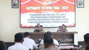 Tegas, Kapolres Tapsel Ingatkan Jangan Ada Pungli Selama Operasi Ketupat Toba