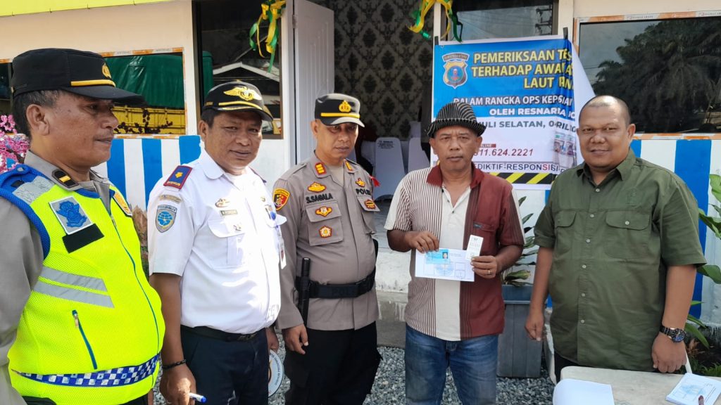 Sat Resnarkoba Polres Tapsel Tes Urine Pengemudi Angkutan Umum