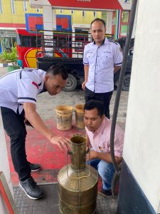 Polres Tapsel Lakukan Pengecekan SPBU