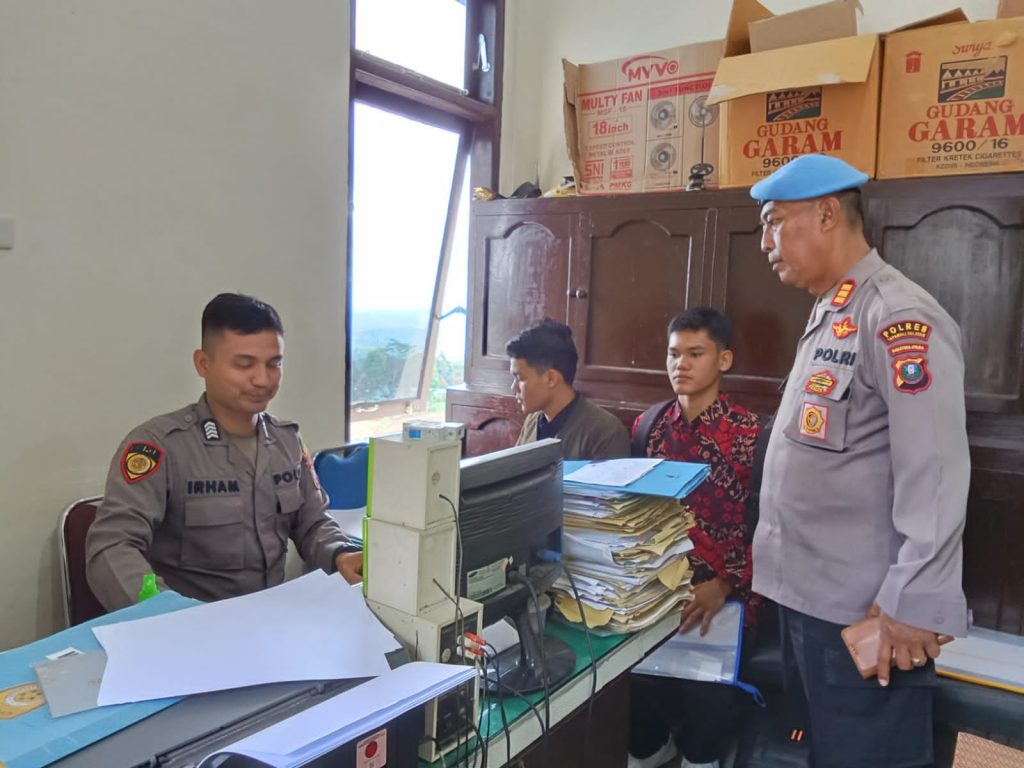 Polres Tapsel Verifikasi Penerimaan Polri TA 2024