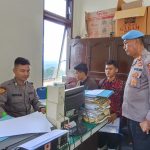 Suasana proses seleksi penerimaan anggota Polri TA 2024 di Ruang Bag SDM Polres Tapsel