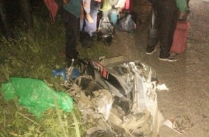 Pengemudi Sepeda Motor Selamat dari Maut Usai Tabrakan dengan Bus