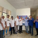 Jon Sujani Pasaribu, bersama Tim Poda Na Lima saat mendaftar menjadi Balon Wali Kota Padangsidimpuan ke Partai Demokrat