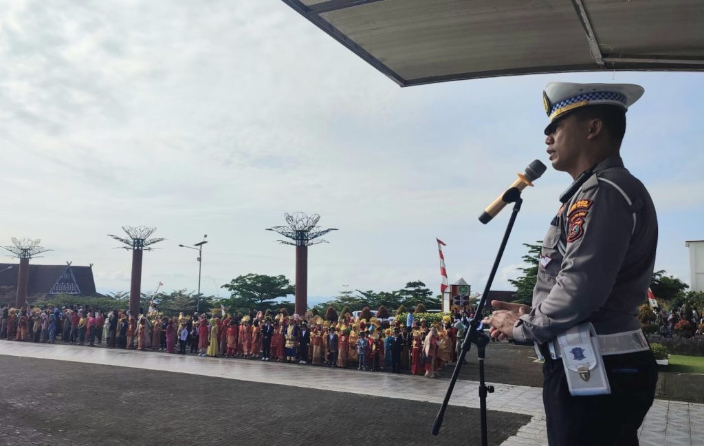 Hardiknas ke-77, AKP Danil Gelorakan Tertib Berlalulintas di Tapsel