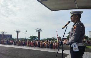 Hardiknas ke-77, AKP Danil Gelorakan Tertib Berlalulintas di Tapsel
