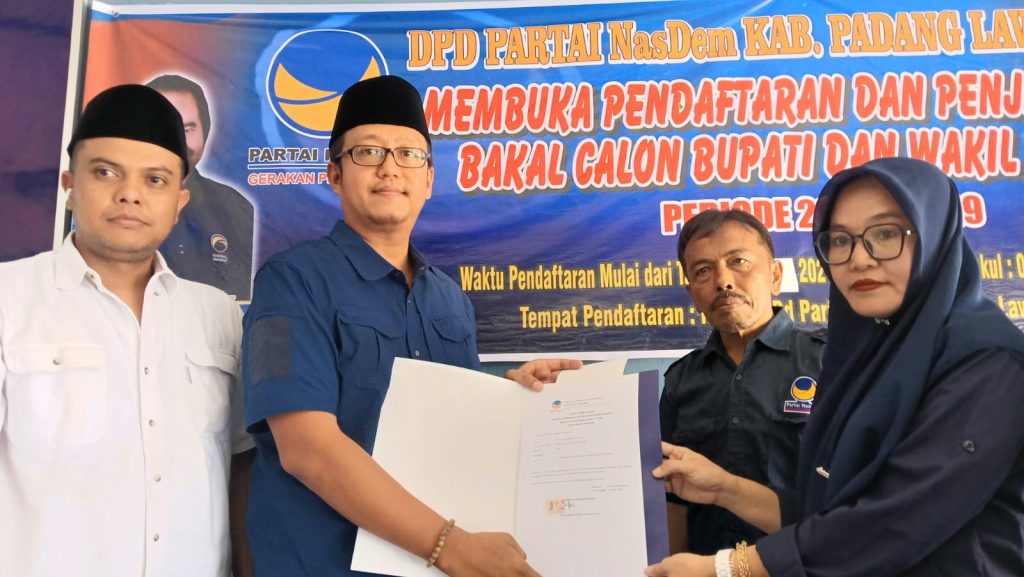 Pengusaha Muda Iqbal Harahap Daftar Bacakada Paluta di 3 Partai