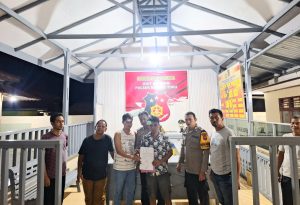 Disaksikan Polsek Batang Toru, Dua Pria Berdamai Usai Berkelahi