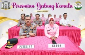 AKBP Yasir dan Ketua Bhayangkari Tapsel Ikuti Peresmian Kantor Pengurus Pusat YKB   